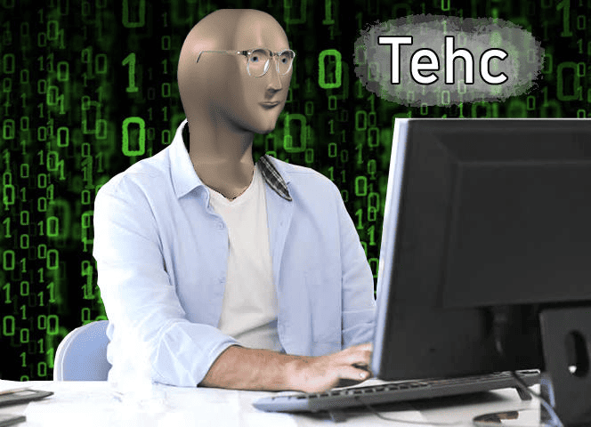 Человек за компьютером